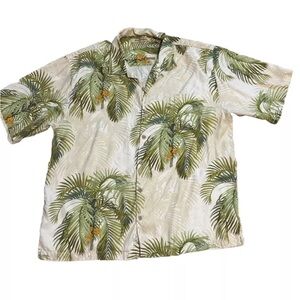 Tommy Bahama tropical short sleeve button down shirt XL men